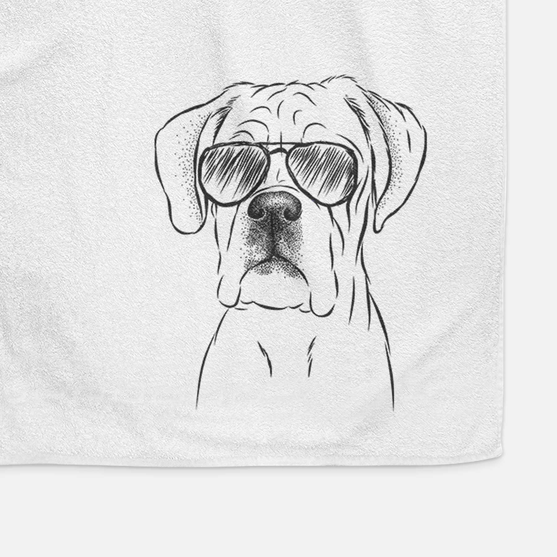 Nelly the Boxer Decorative Hand Towel