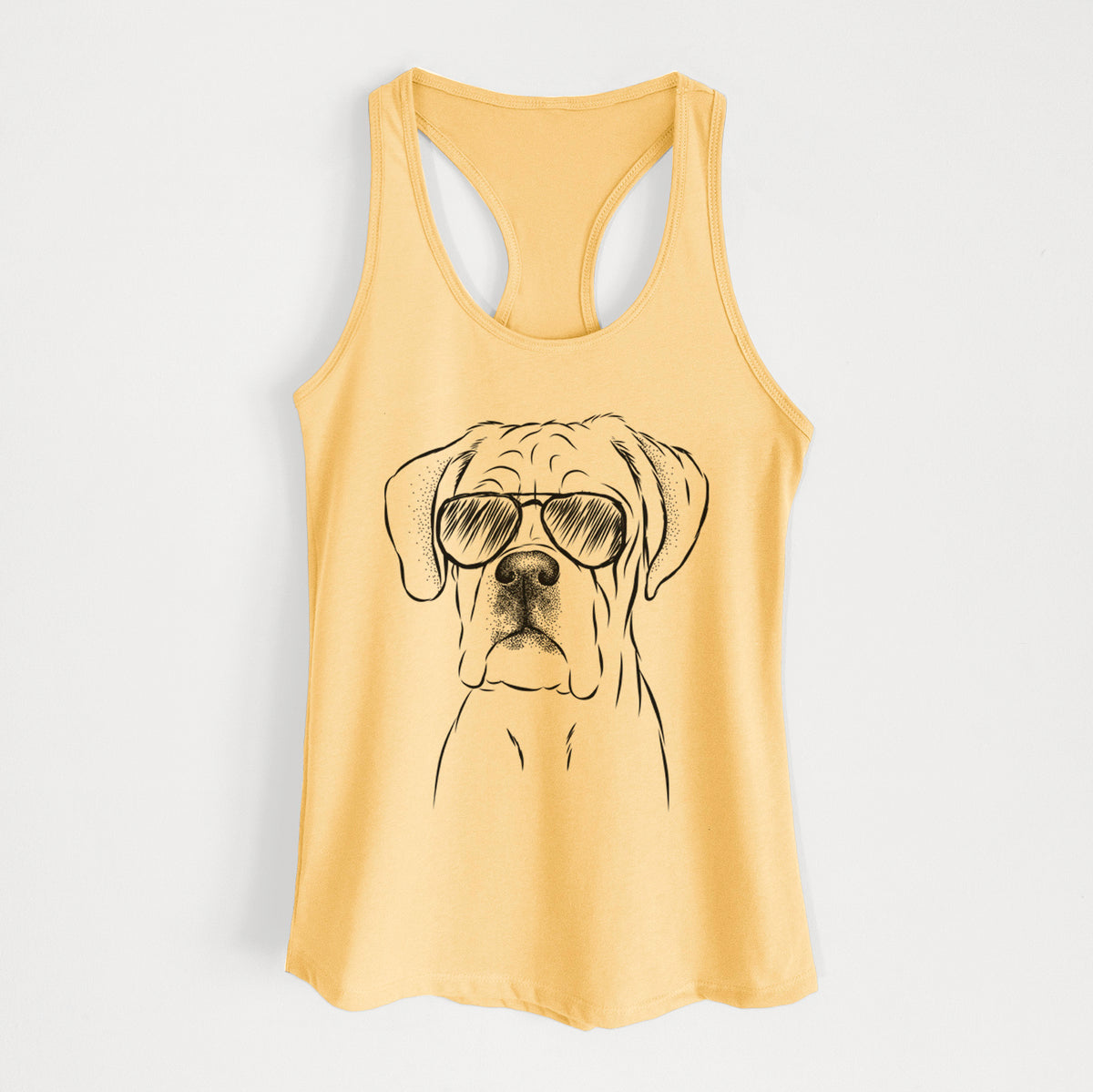 Nelly the Boxer - Women's Racerback Tanktop