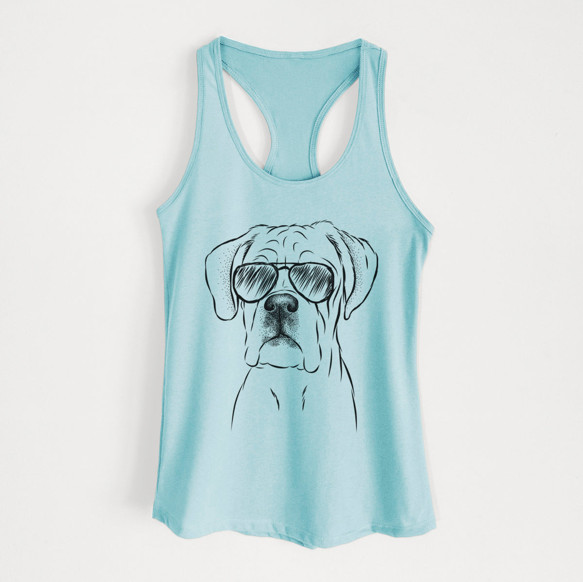 Nelly the Boxer - Women's Racerback Tanktop