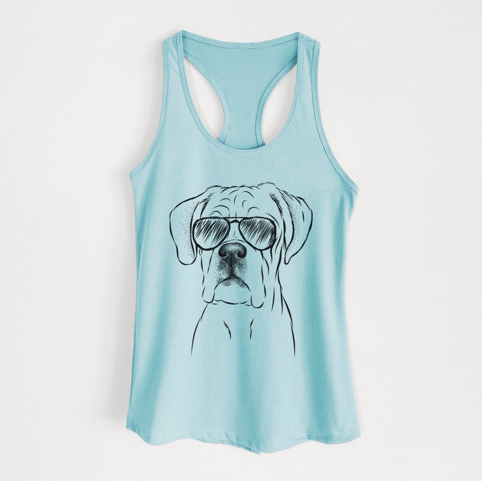 Nelly the Boxer - Women's Racerback Tanktop