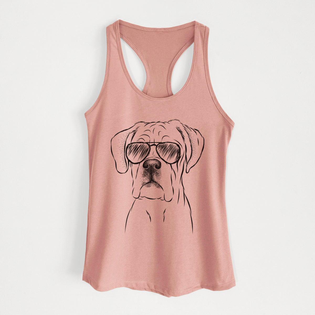 Nelly the Boxer - Women's Racerback Tanktop