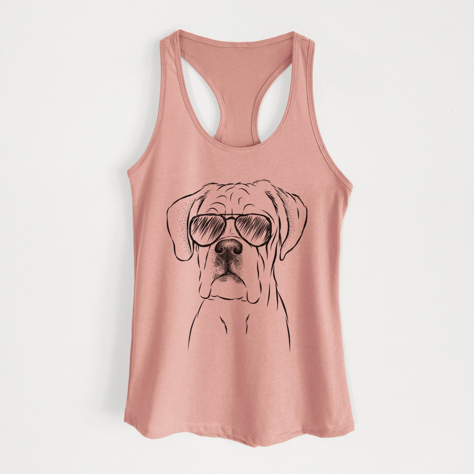 Nelly the Boxer - Women's Racerback Tanktop