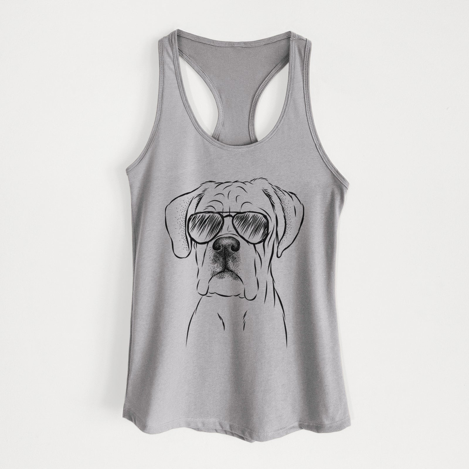 Nelly the Boxer - Women's Racerback Tanktop