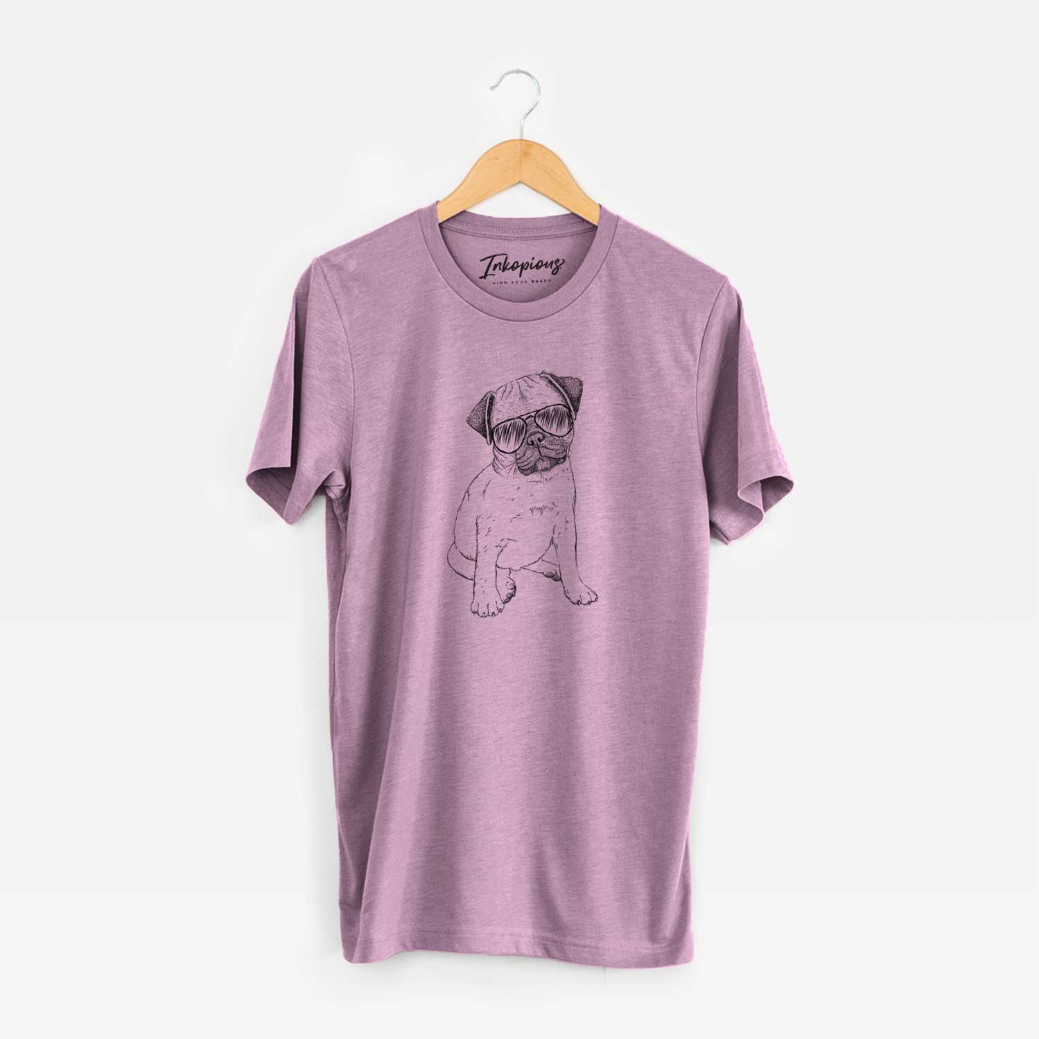 Aviator Nelson the Pug Puppy - Unisex Crewneck