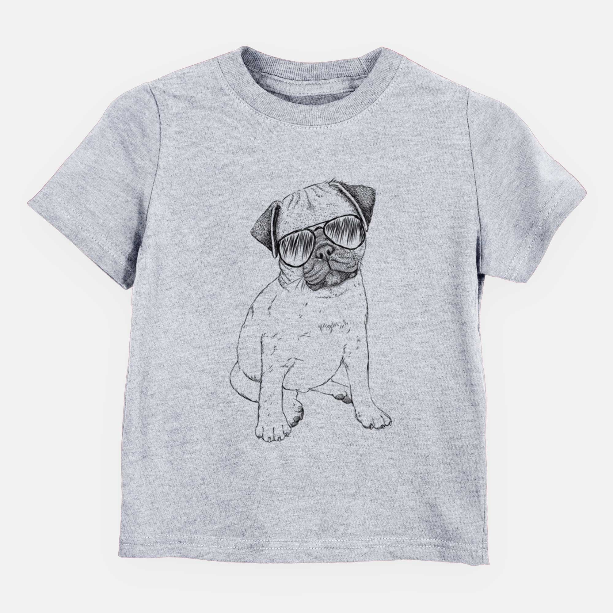 Aviator Nelson the Pug Puppy - Kids/Youth/Toddler Shirt