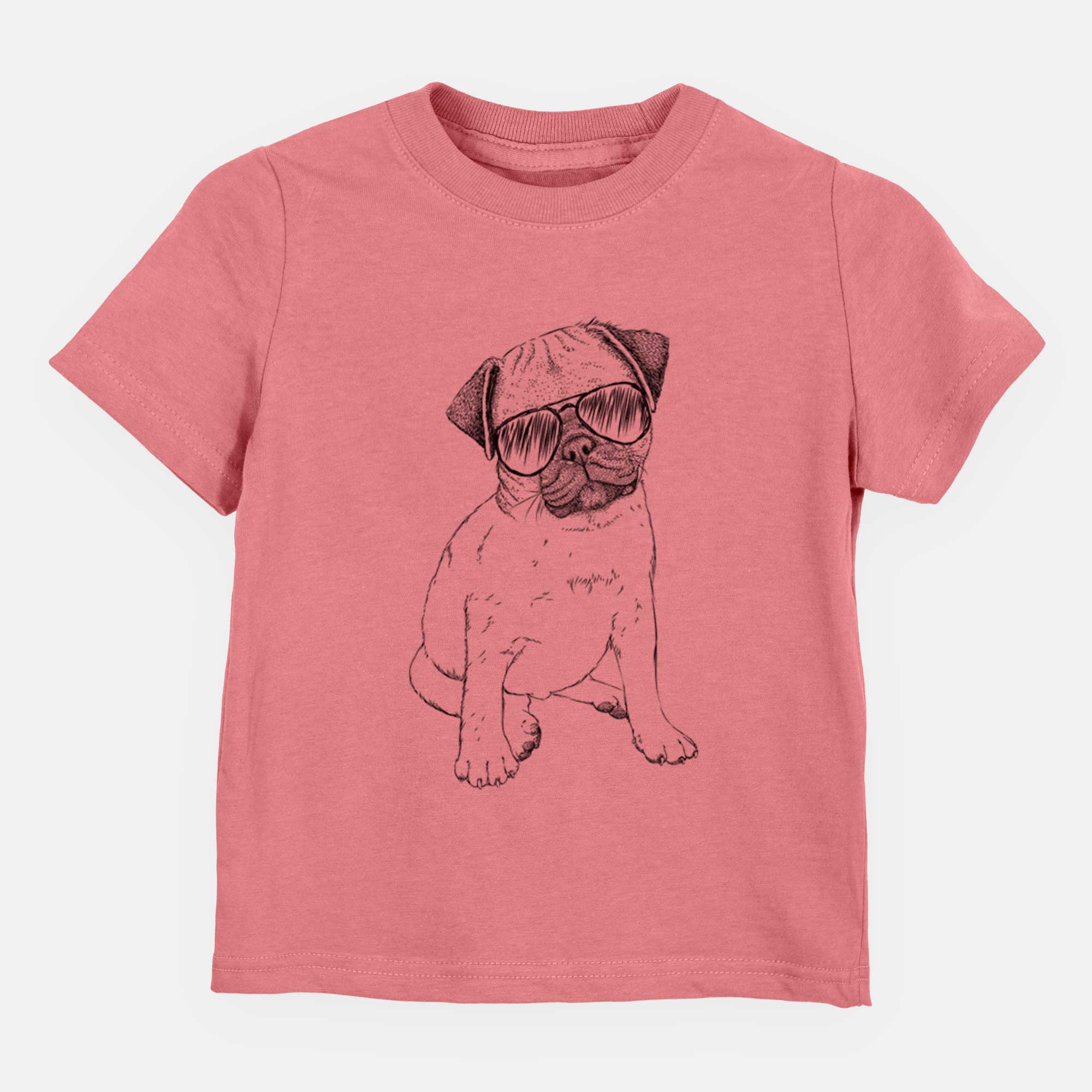 Aviator Nelson the Pug Puppy - Kids/Youth/Toddler Shirt