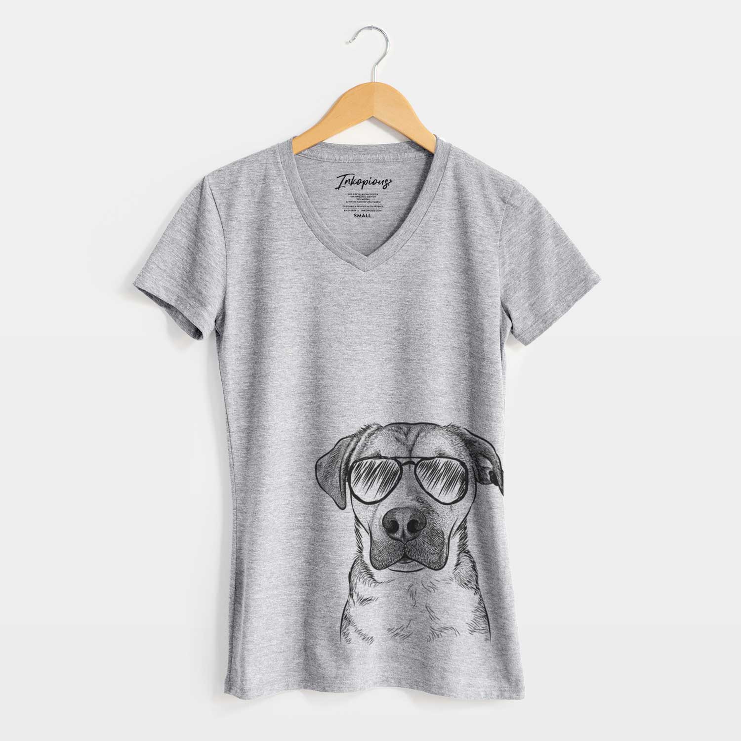 Aviator Nemo the Mixed Breed - Women's V-neck Shirt