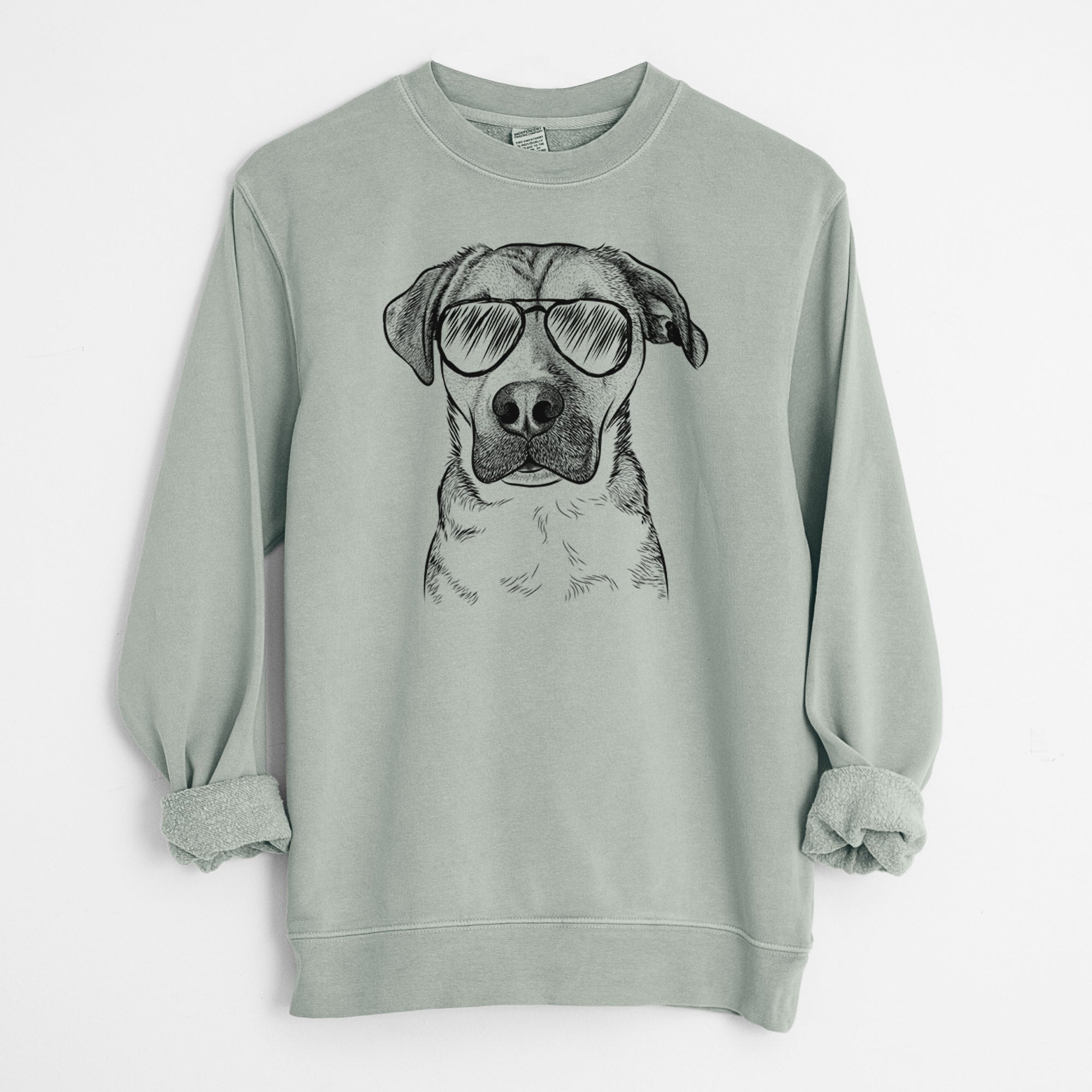 Aviator Nemo the Mixed Breed - Unisex Pigment Dyed Crew Sweatshirt