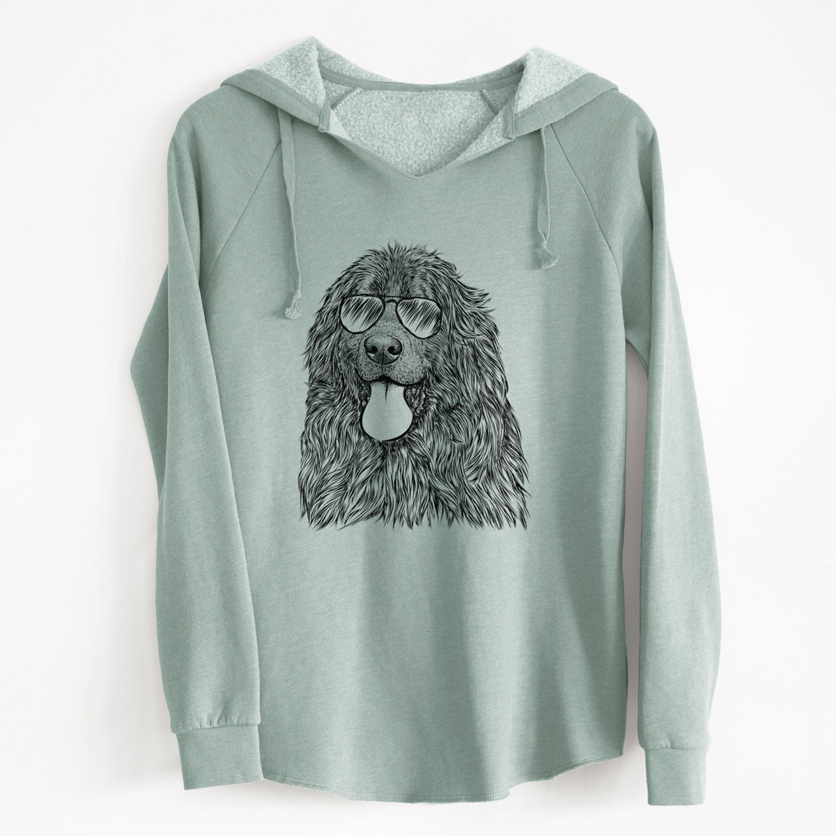 Aviator Neptune the Newfoundland - Cali Wave Hooded Sweatshirt