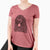 Aviator Neptune the Newfoundland - Women's V-neck Shirt