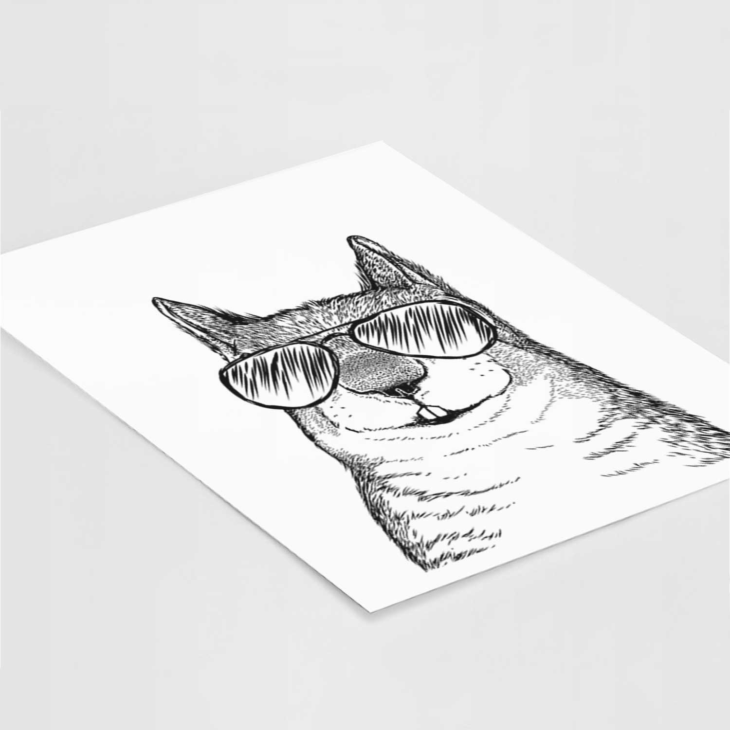 Nibbles the Squirrel Art Print