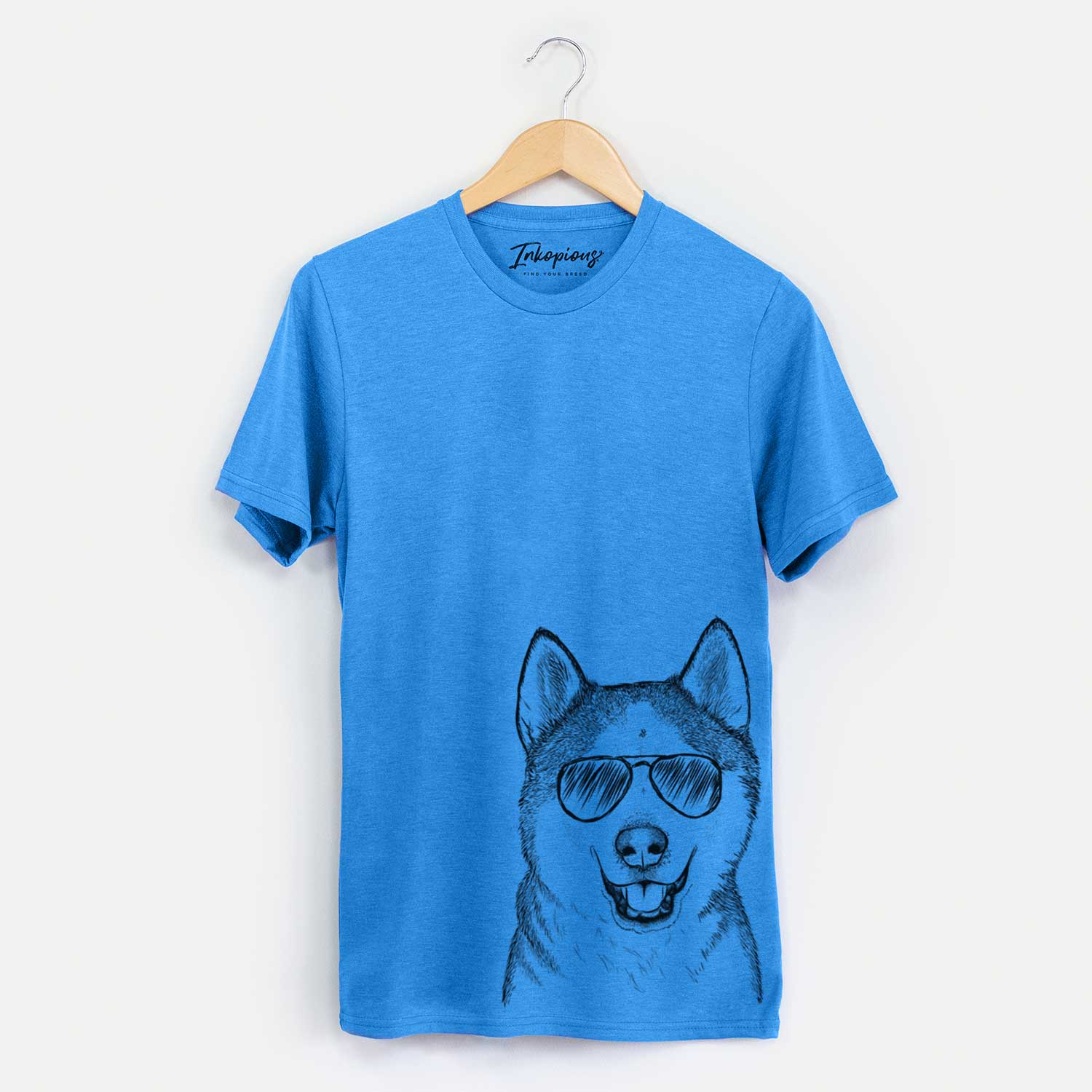 Aviator Nika the Siberian Husky - Unisex Crewneck