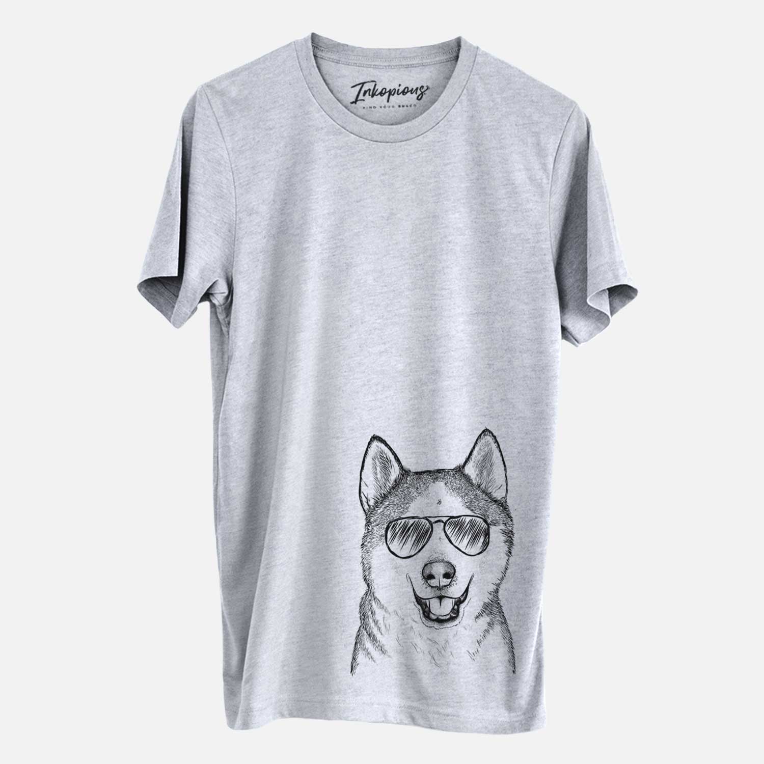 Aviator Nika the Siberian Husky - Unisex Crewneck