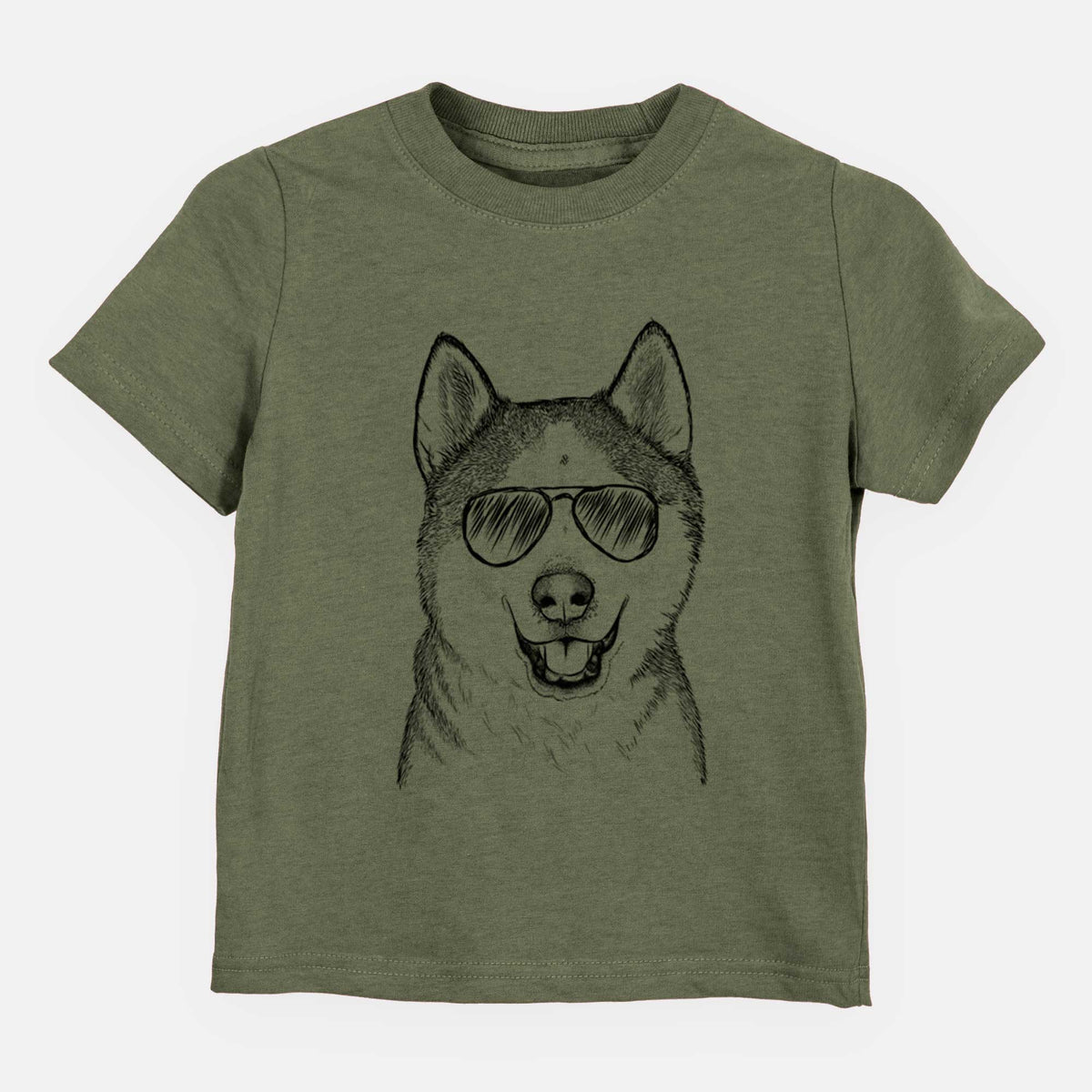 Aviator Nika the Siberian Husky - Kids/Youth/Toddler Shirt