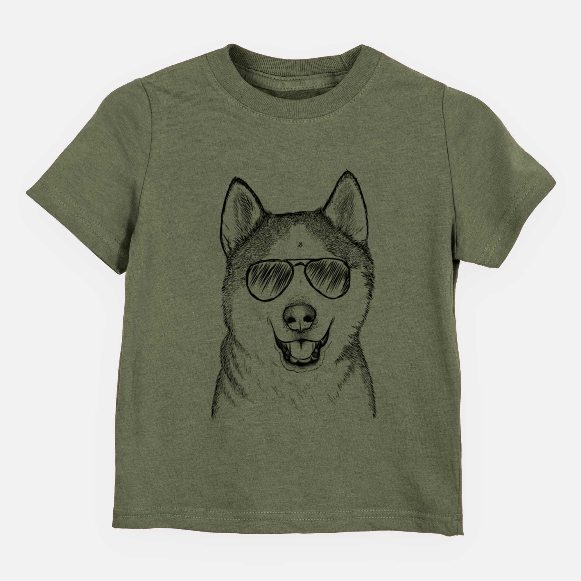 Aviator Nika the Siberian Husky - Kids/Youth/Toddler Shirt