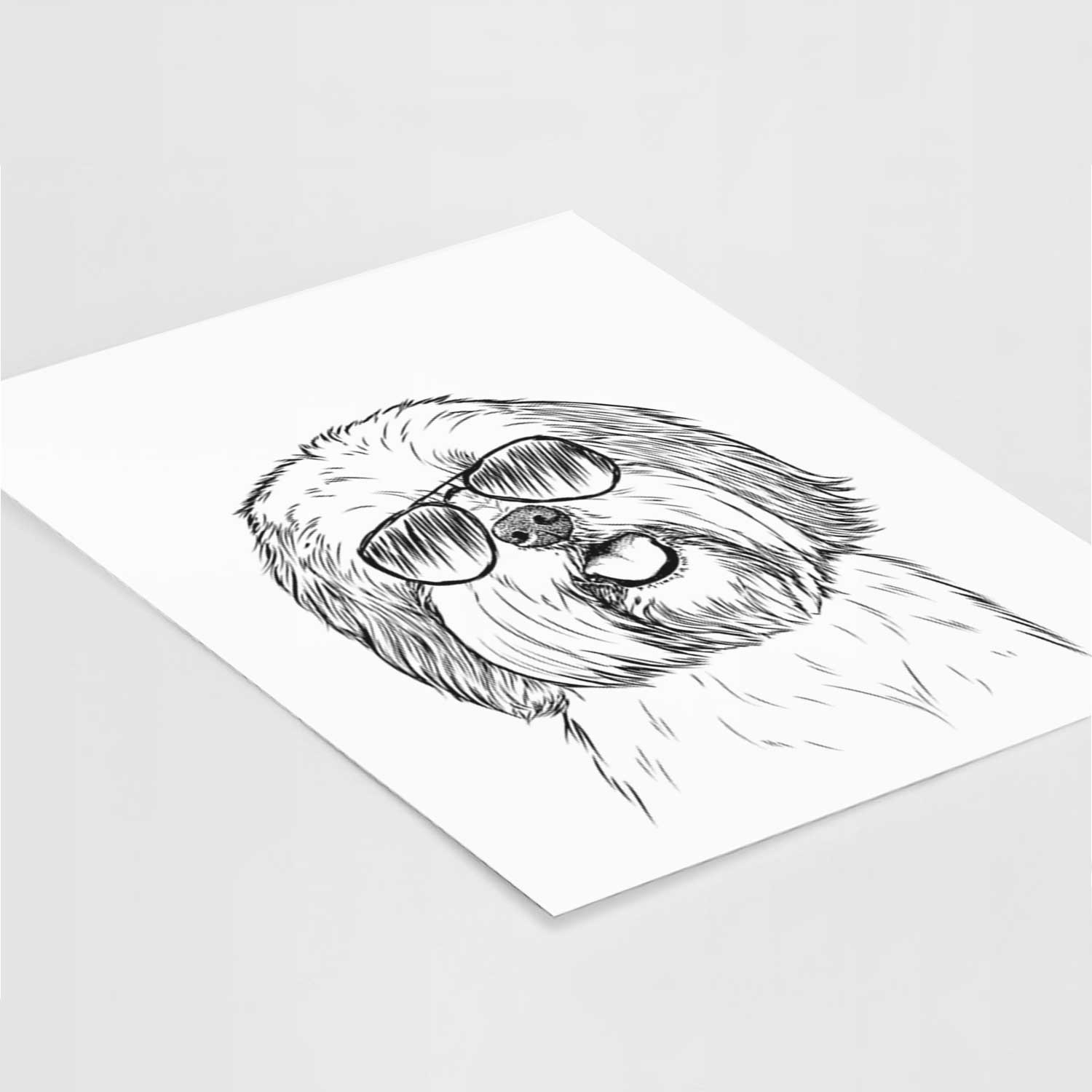 Nikka the Lowchen Art Print