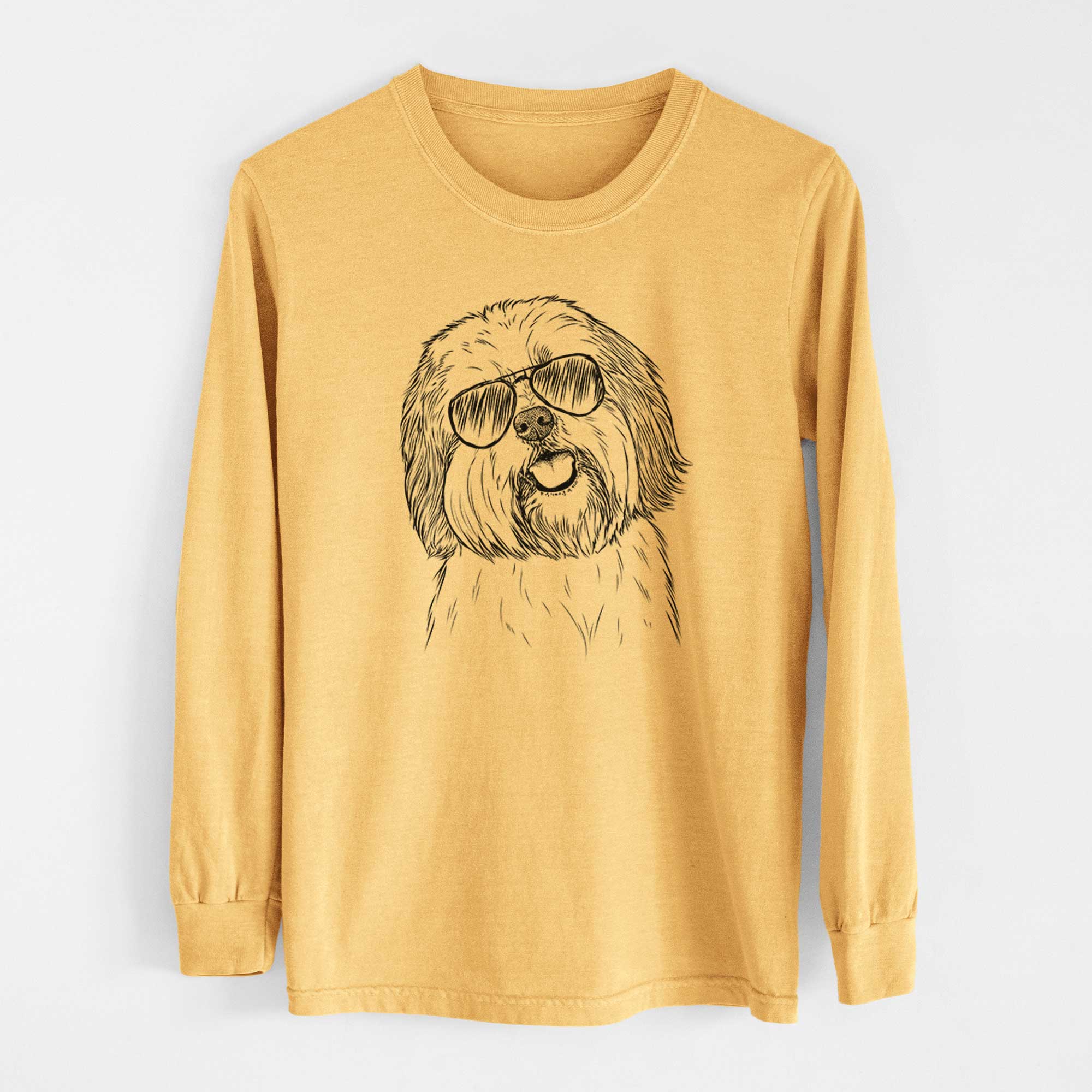 Aviators Nikka the Lowchen - Heavyweight 100% Cotton Long Sleeve