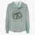 Nikka the Lowchen - Women's Cali Wave Zip-Up Sweatshirt