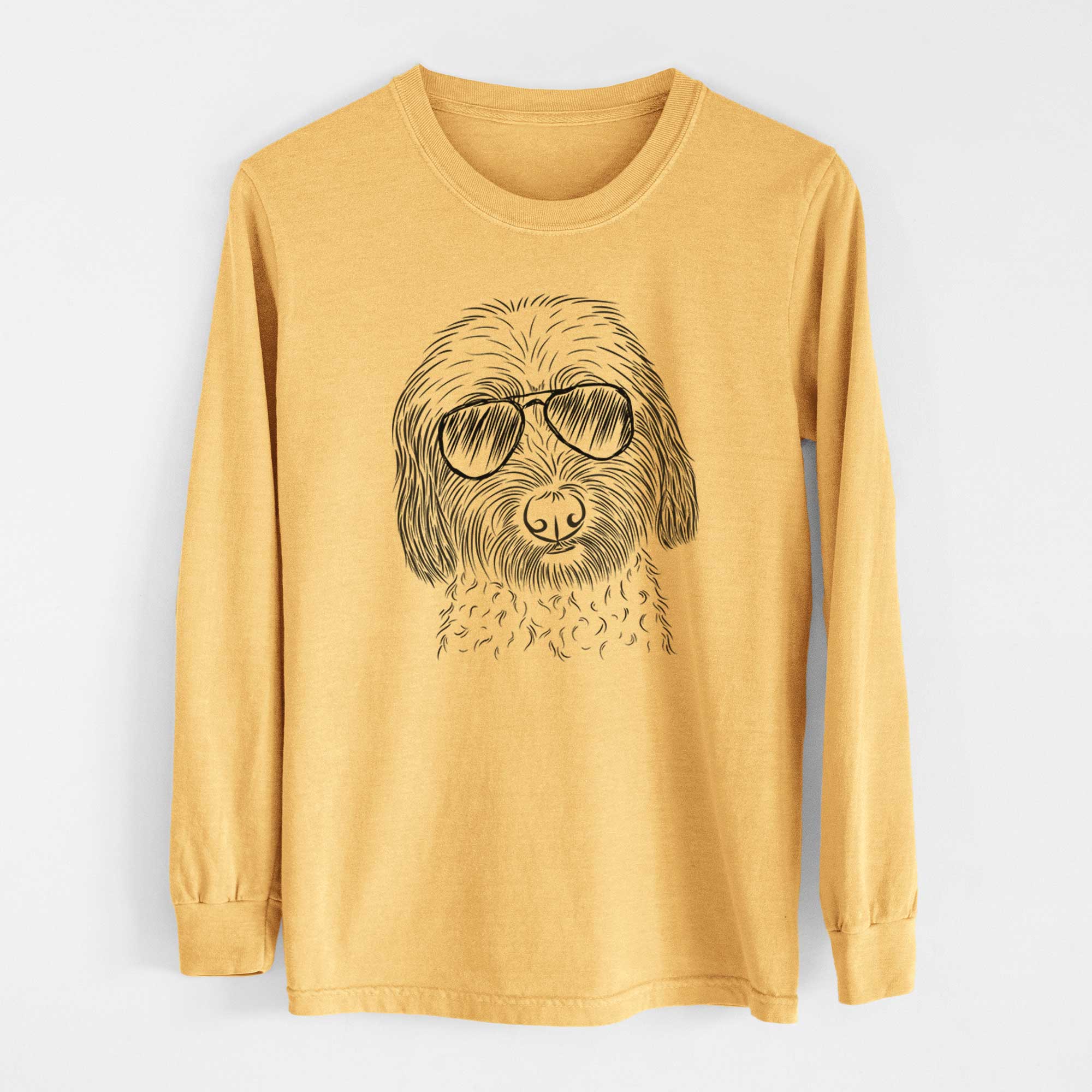 Aviators Niles the Soft Coated Wheaten Terrier - Heavyweight 100% Cotton Long Sleeve