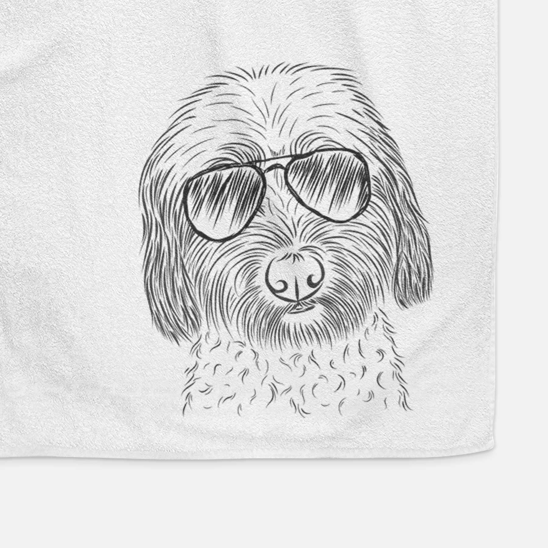 Niles the Soft Coated Wheaten Terrier Decorative Hand Towel