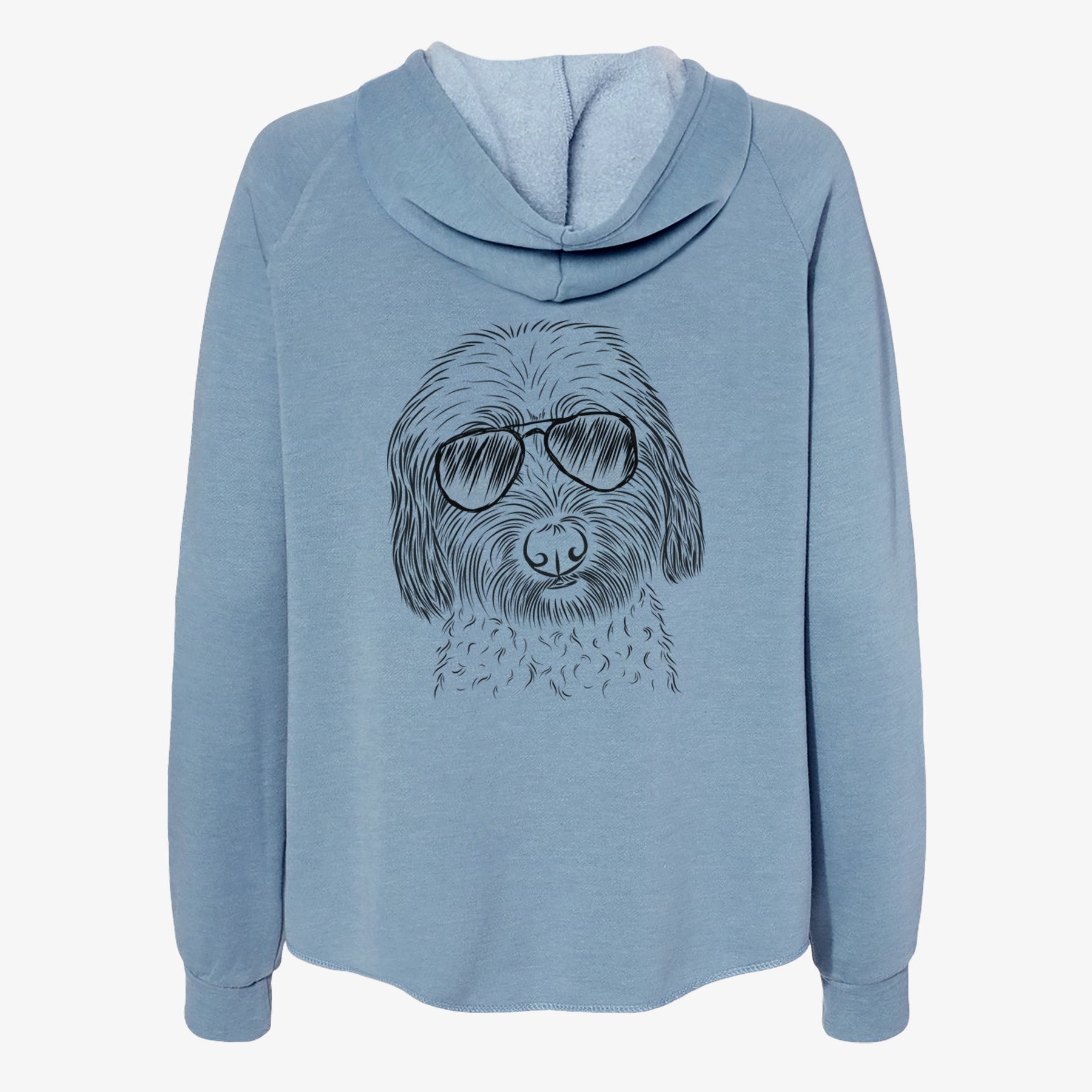 Niles the Soft Coated Wheaten Terrier - Women's Cali Wave Zip-Up Sweatshirt