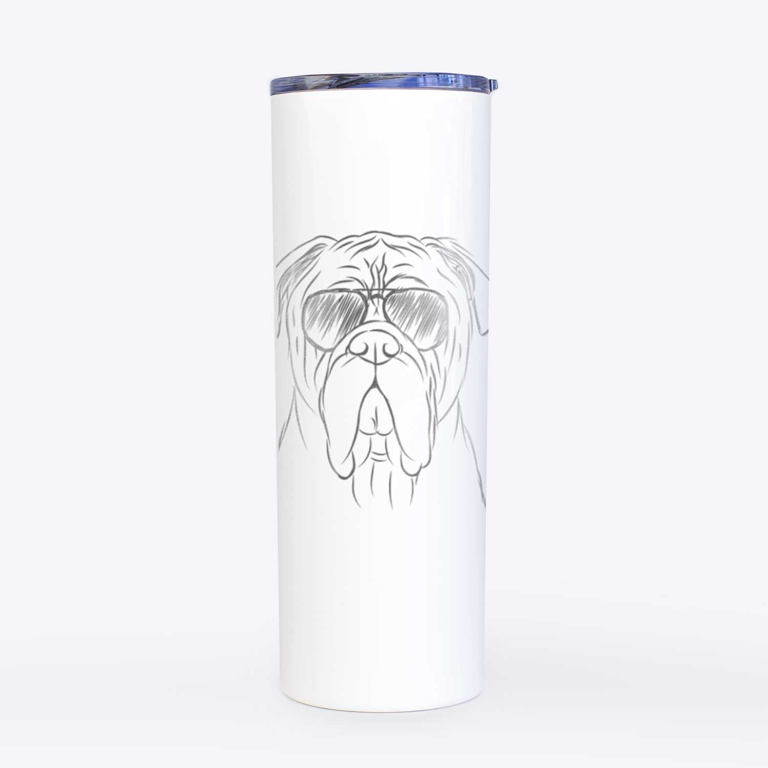 Nolan the Bull Mastiff - 20oz Skinny Tumbler