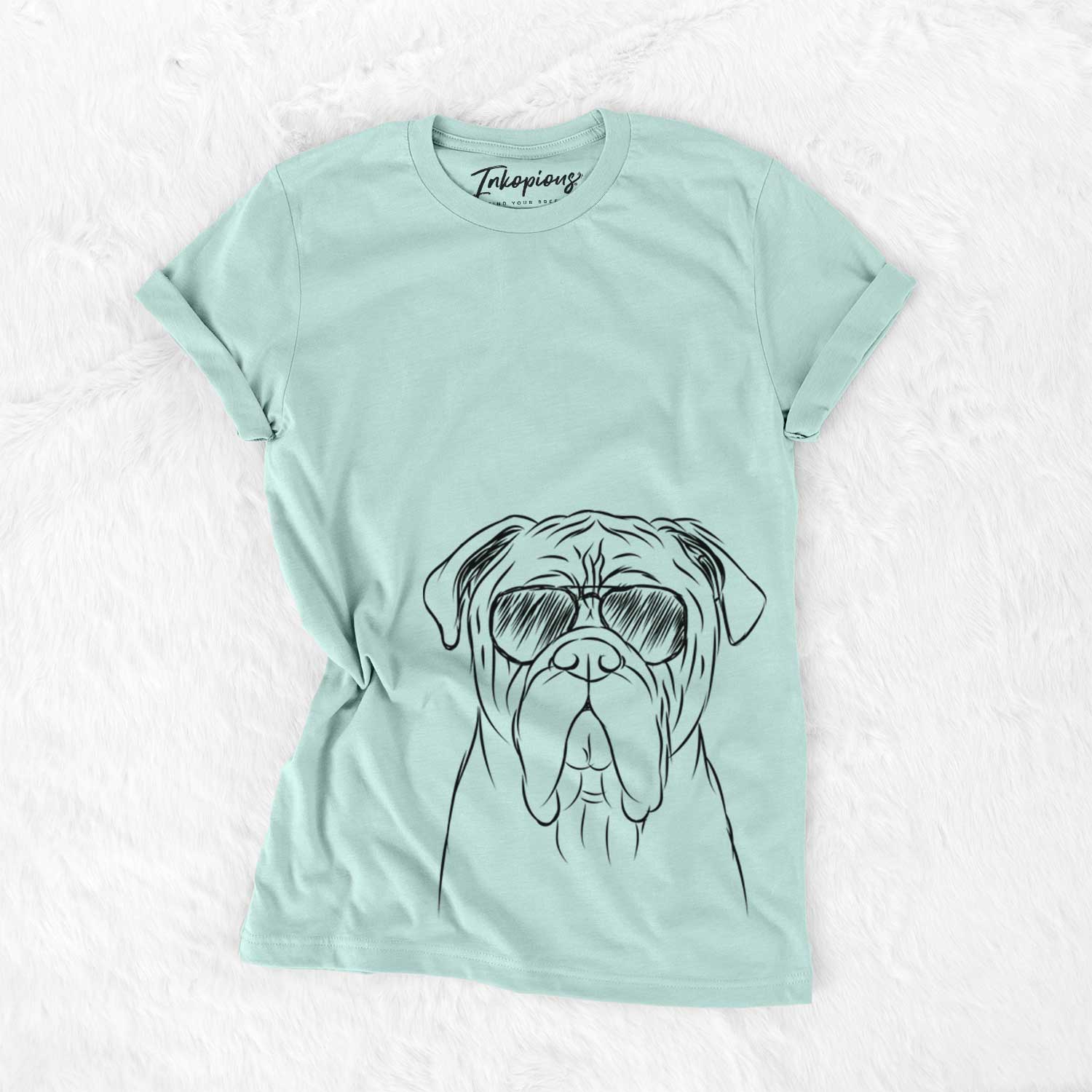 Aviator Nolan the Bull Mastiff - Unisex Crewneck