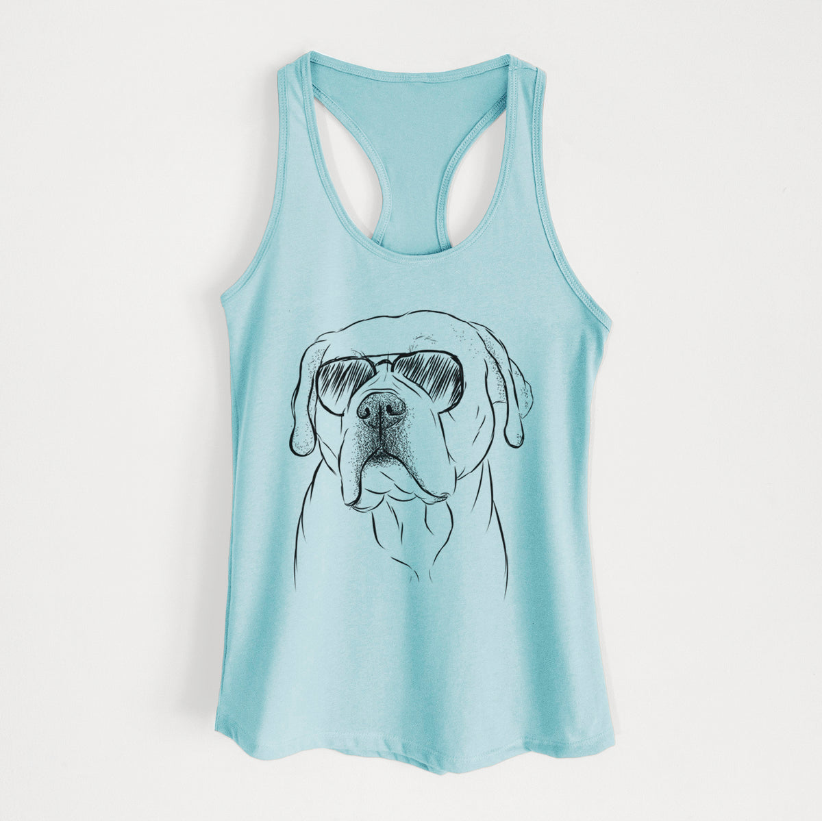 Nora the American Bulldog Mix - Women's Racerback Tanktop