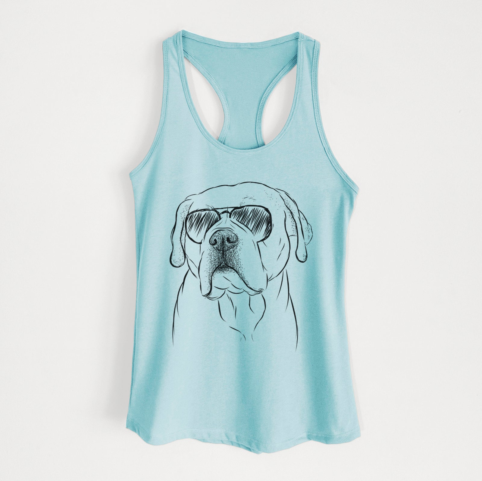 Nora the American Bulldog Mix - Women's Racerback Tanktop