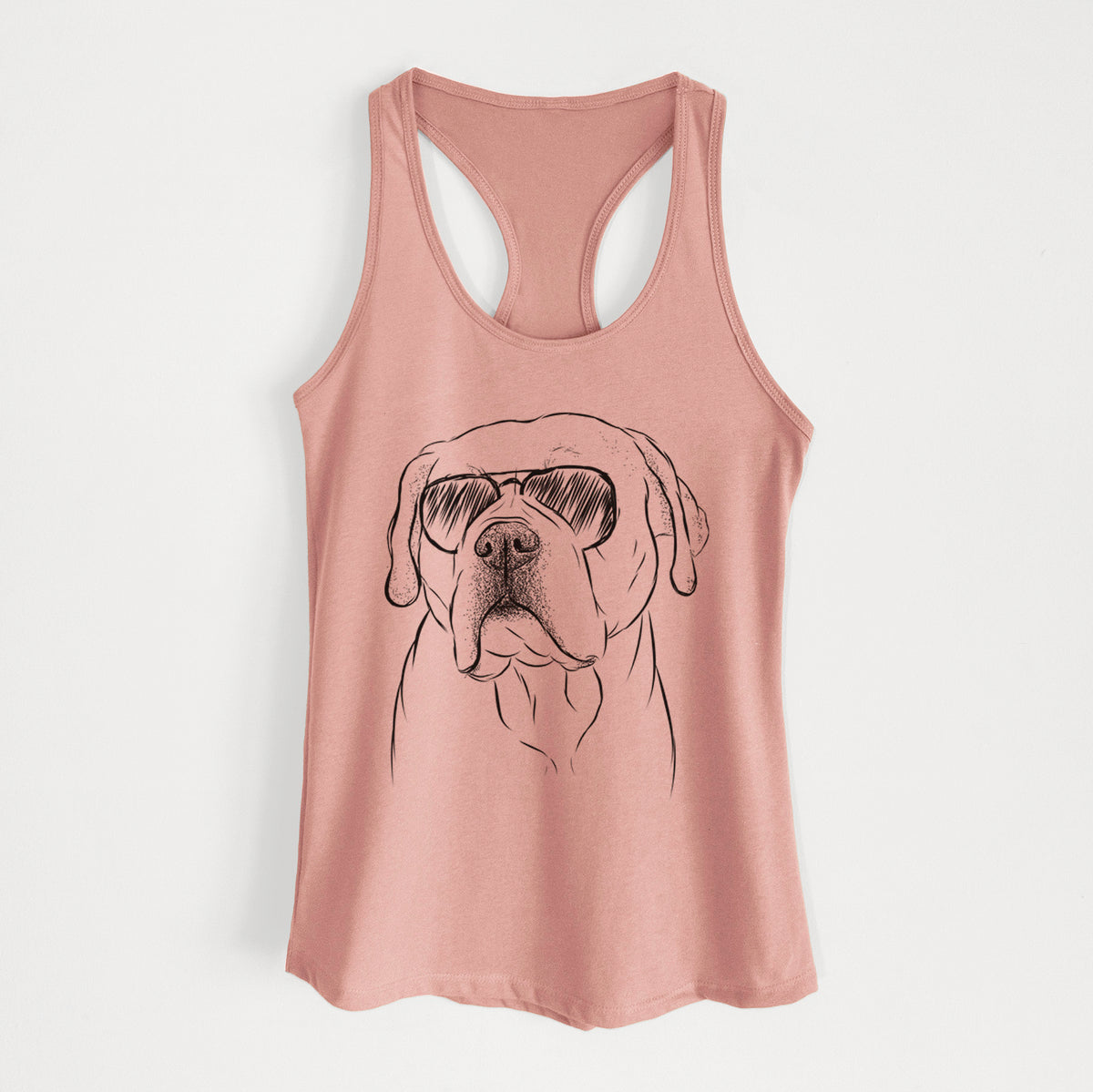 Nora the American Bulldog Mix - Women's Racerback Tanktop