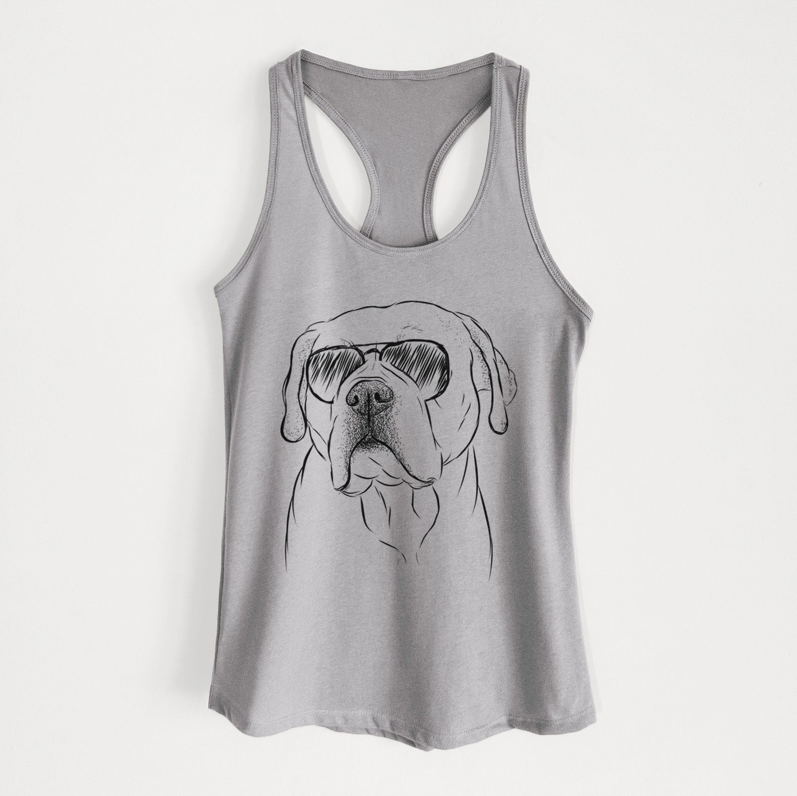 Nora the American Bulldog Mix - Women's Racerback Tanktop