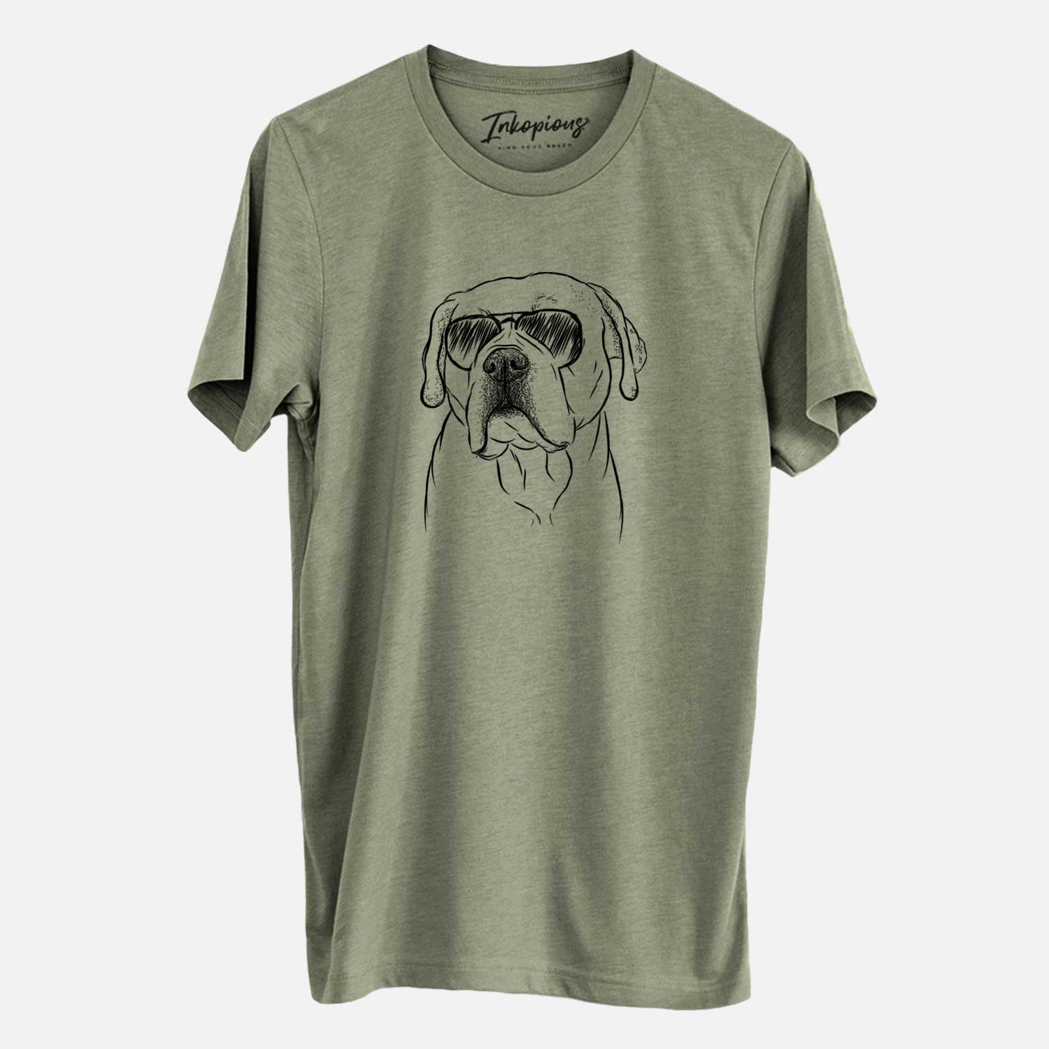 Aviator Nora the American Bulldog Mix - Unisex Crewneck