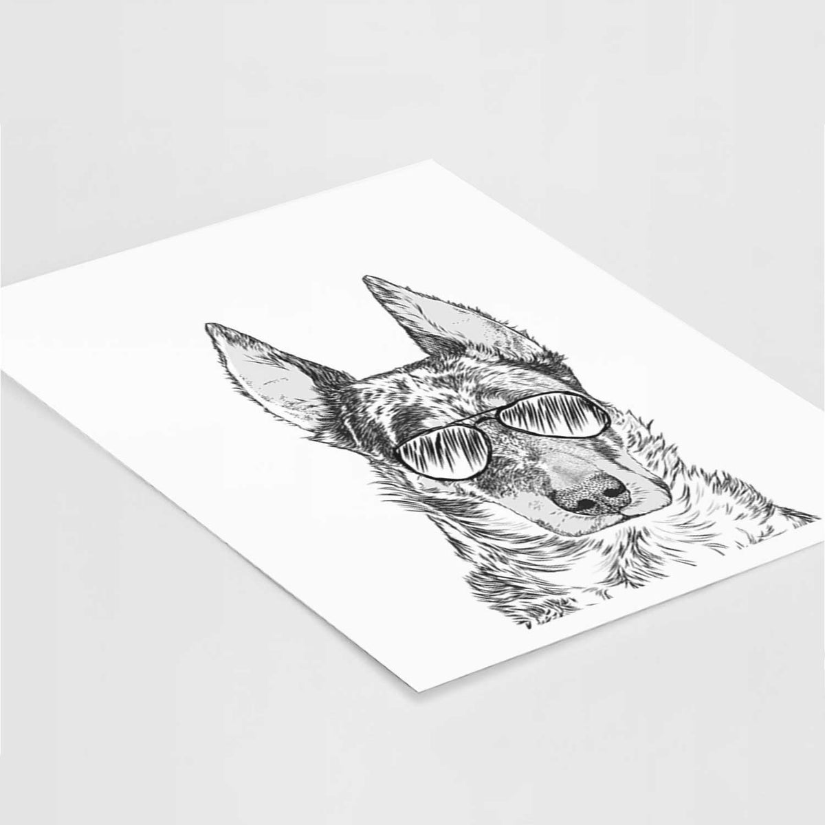 Nori the Beauceron Art Print