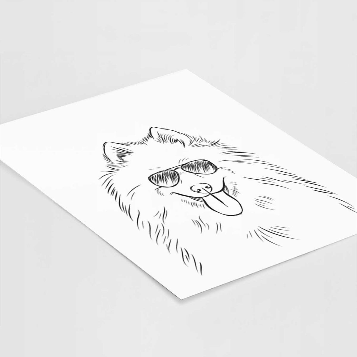 Nova the Samoyed Art Print