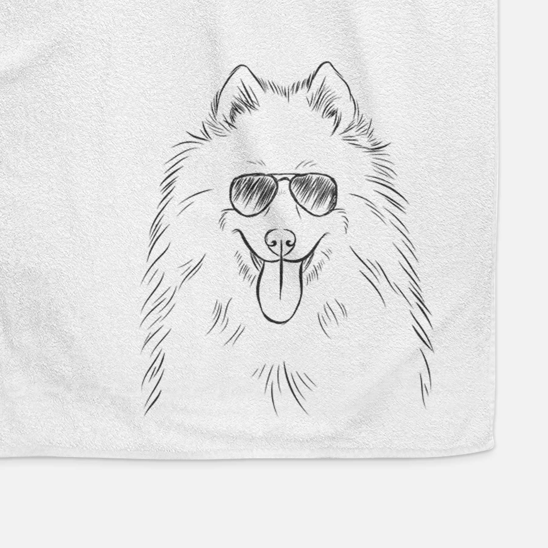 Nova the Samoyed Decorative Hand Towel