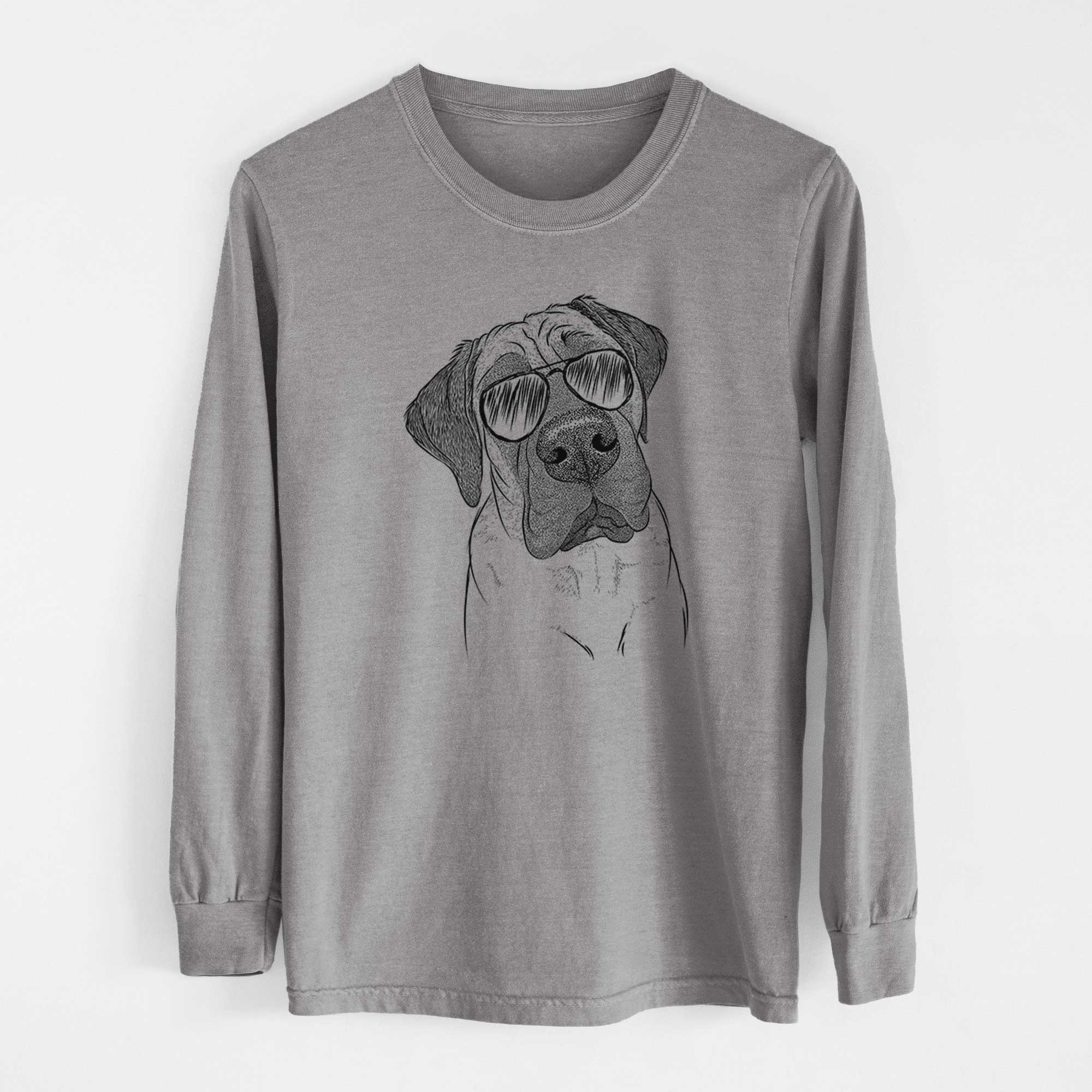 Aviators Nutterbutter the English Mastiff - Heavyweight 100% Cotton Long Sleeve