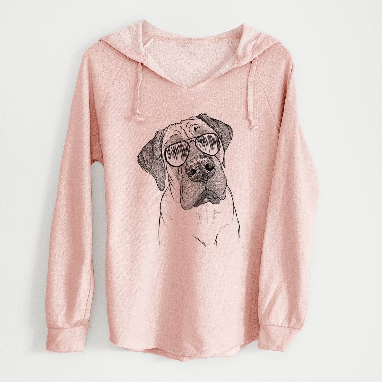 Aviator Nutterbutter the English Mastiff - Cali Wave Hooded Sweatshirt