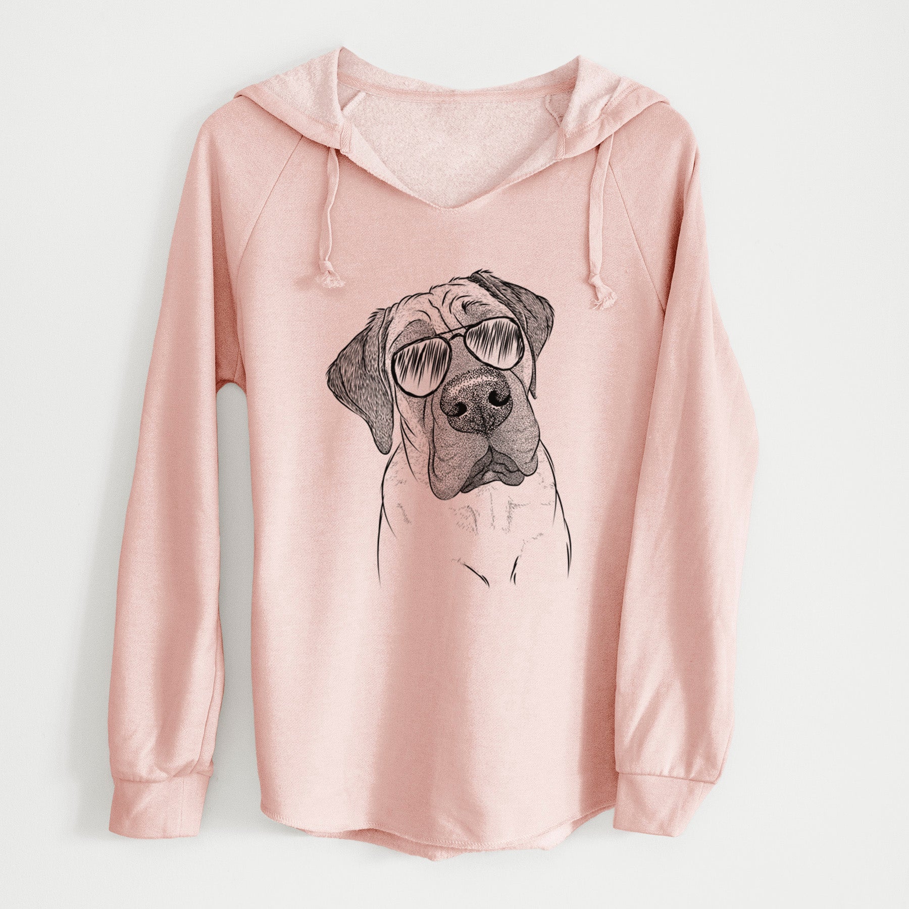 Aviator Nutterbutter the English Mastiff - Cali Wave Hooded Sweatshirt