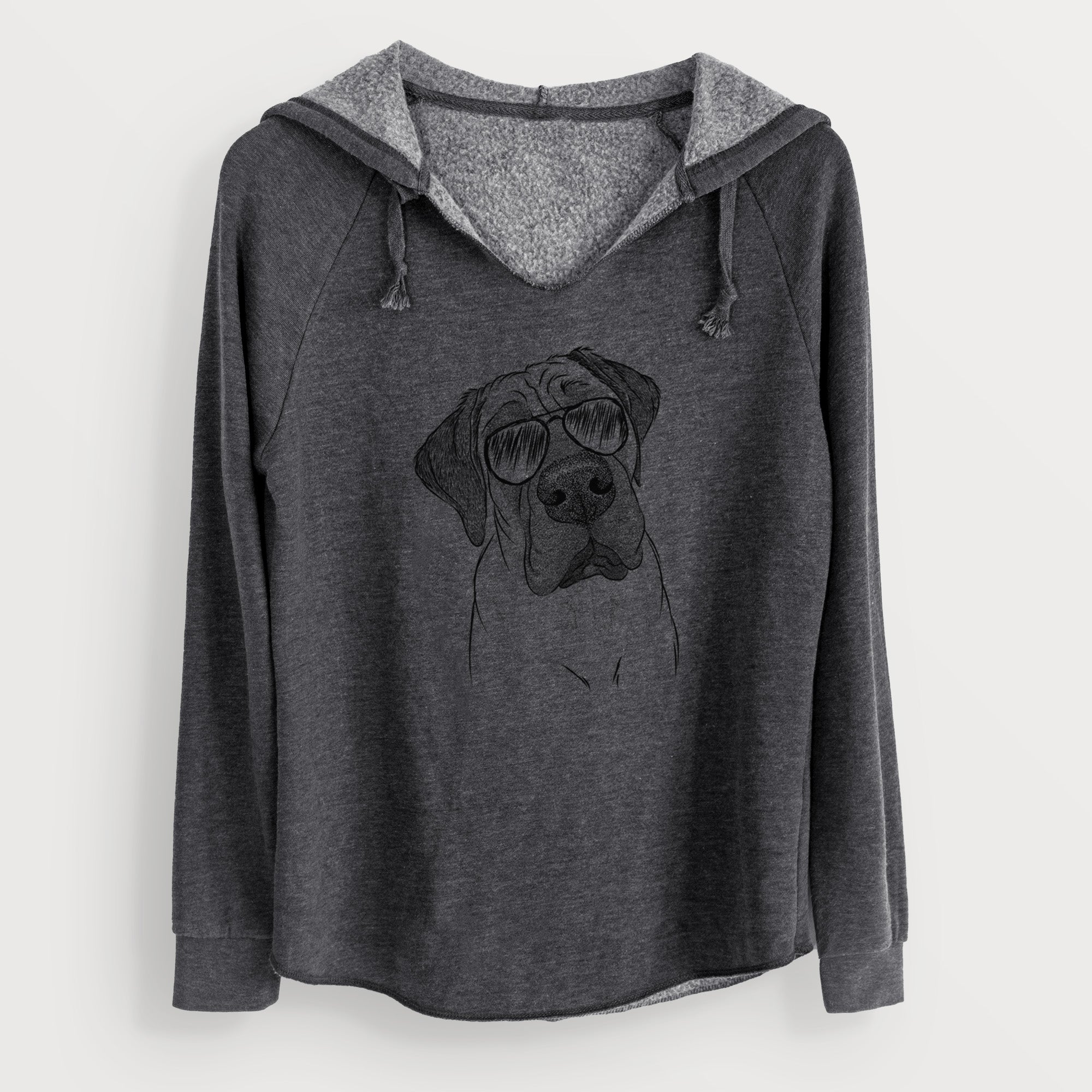 Aviator Nutterbutter the English Mastiff - Cali Wave Hooded Sweatshirt