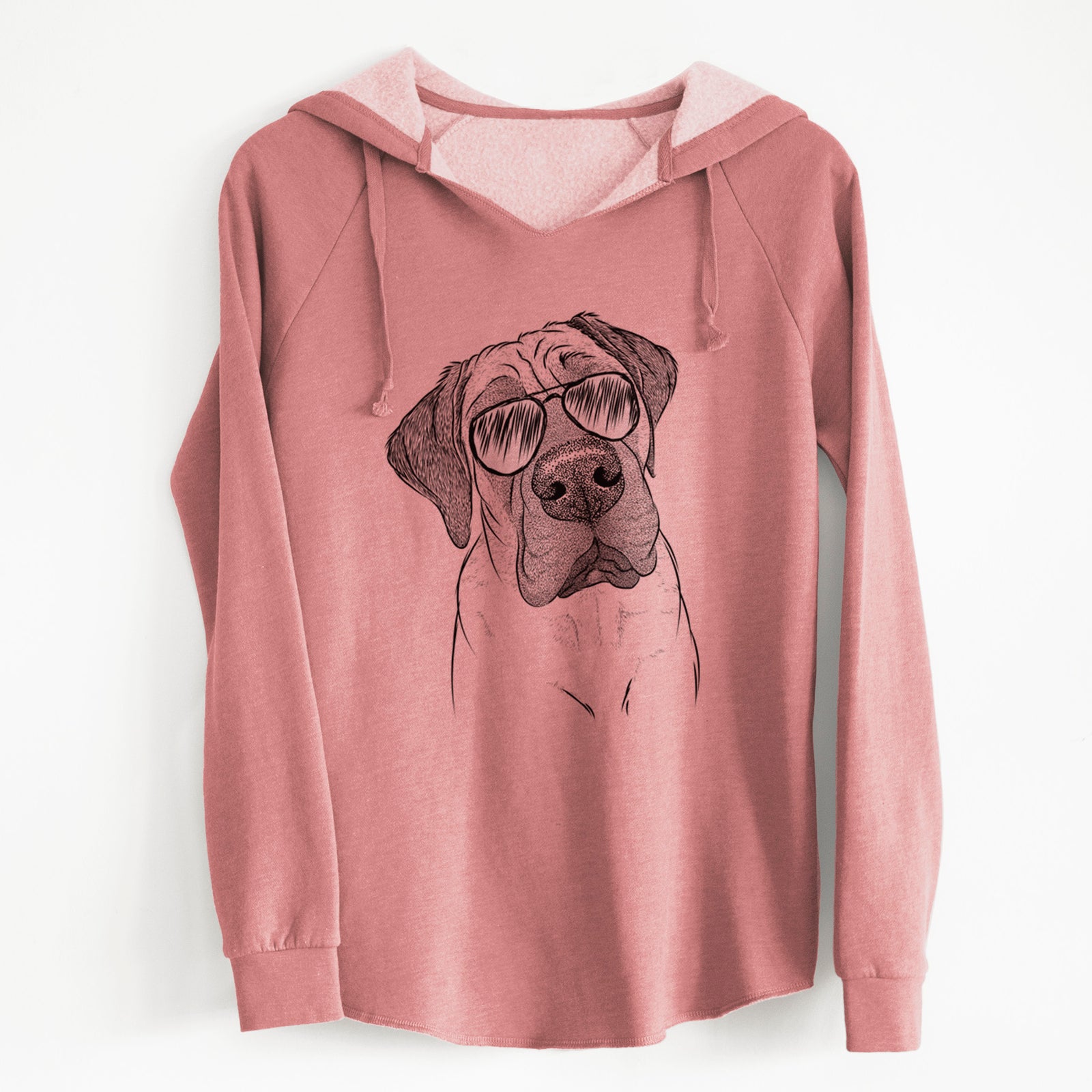 Aviator Nutterbutter the English Mastiff - Cali Wave Hooded Sweatshirt