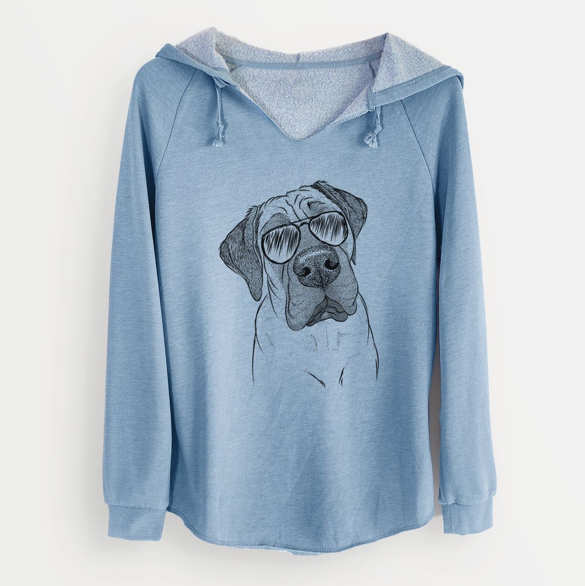 Aviator Nutterbutter the English Mastiff - Cali Wave Hooded Sweatshirt
