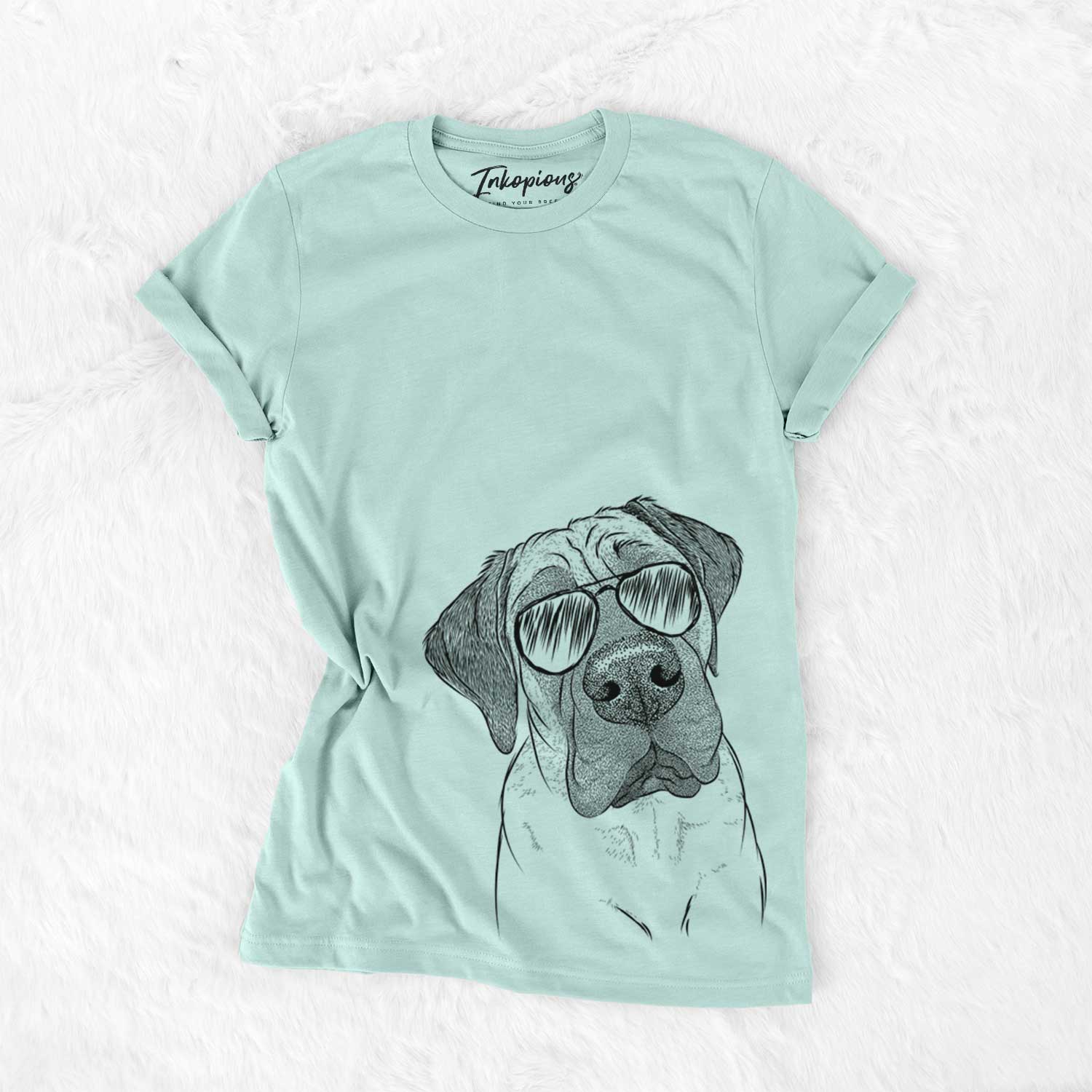 Aviator Nutterbutter the English Mastiff - Unisex Crewneck