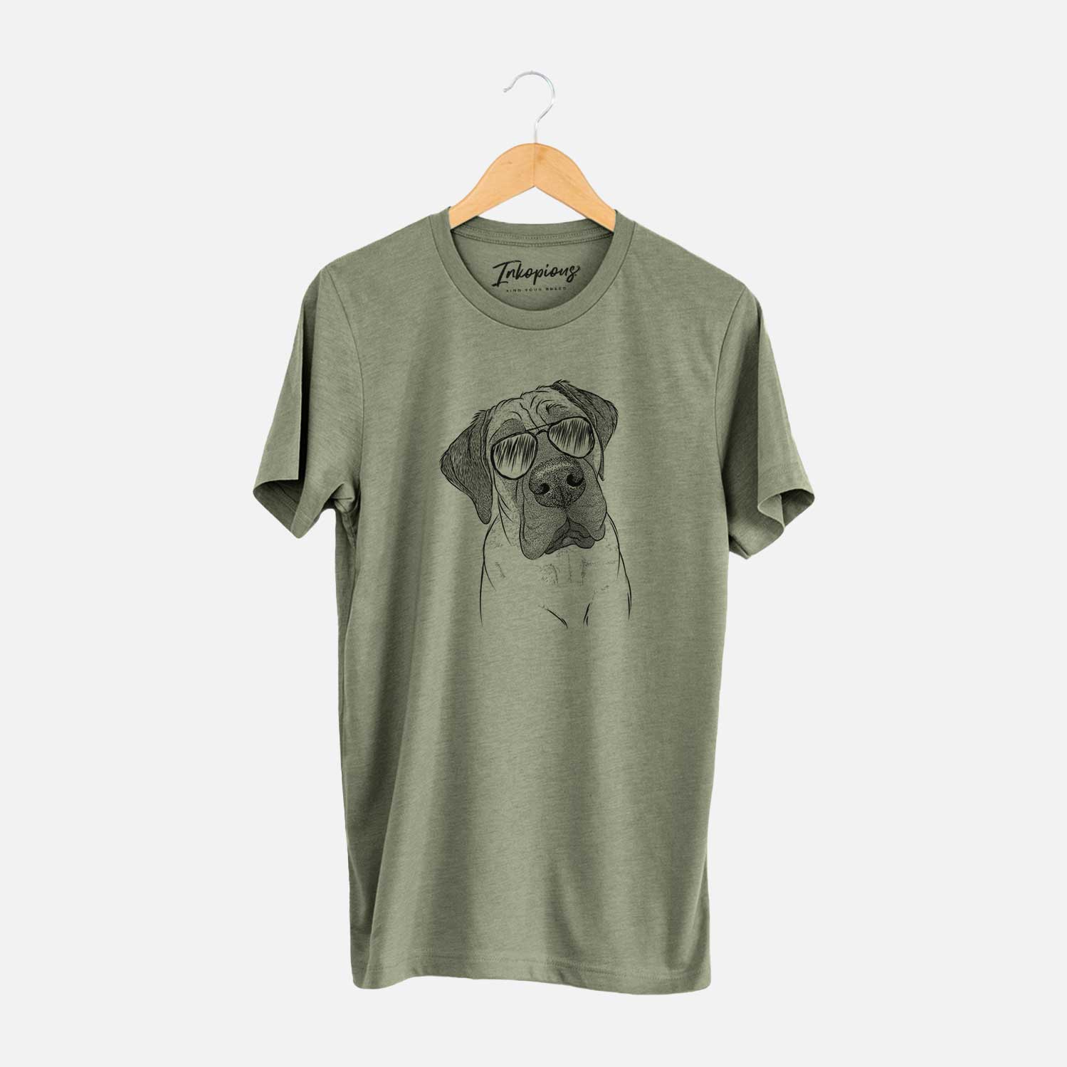 Aviator Nutterbutter the English Mastiff - Unisex Crewneck