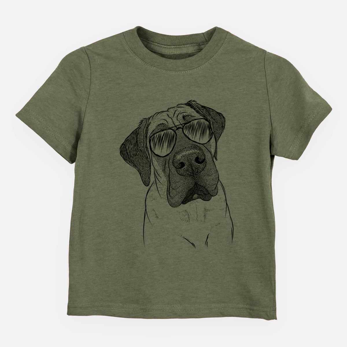 Aviator NutterButter the English Mastiff - Kids/Youth/Toddler Shirt