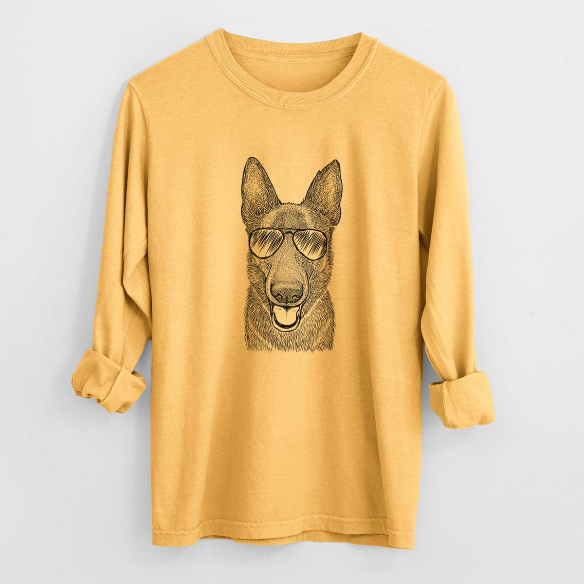 Aviators Nyx the German Shepherd - Heavyweight 100% Cotton Long Sleeve