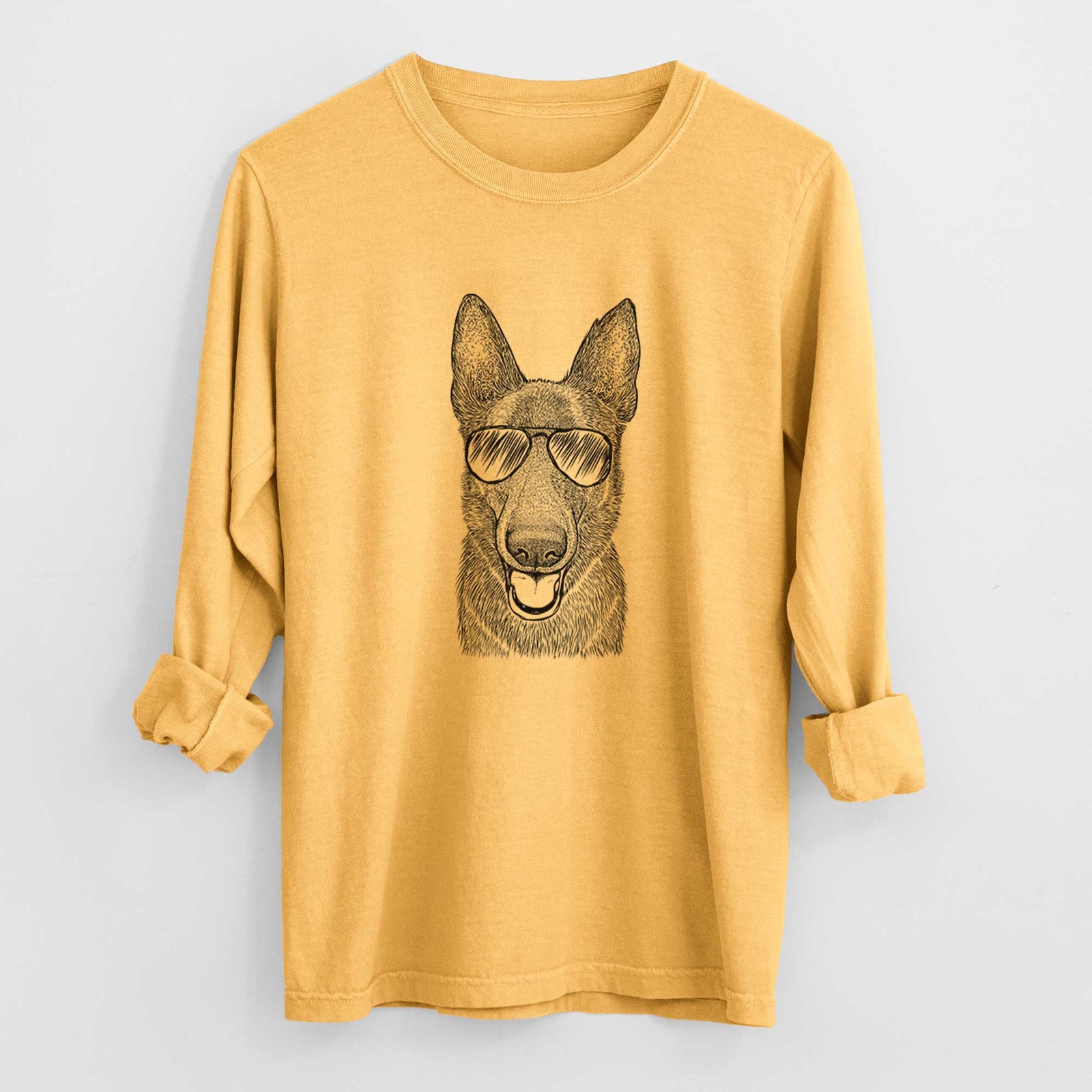 Aviators Nyx the German Shepherd - Heavyweight 100% Cotton Long Sleeve