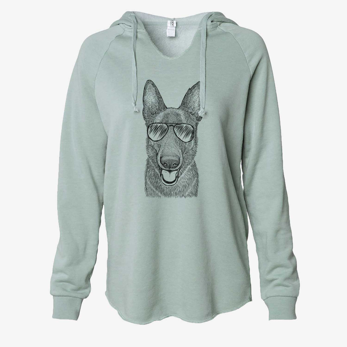 Nyx the German Shepherd - Cali Wave Hooded Sweatshirt