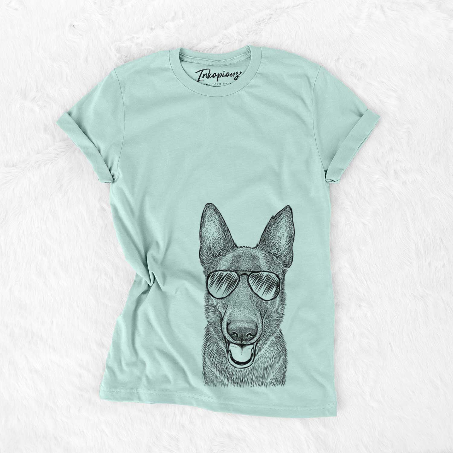 Aviator Nyx the German Shepherd - Unisex Crewneck