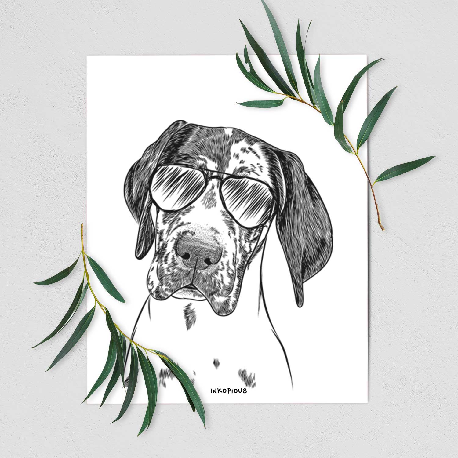 Nyx the Great Dane Art Print