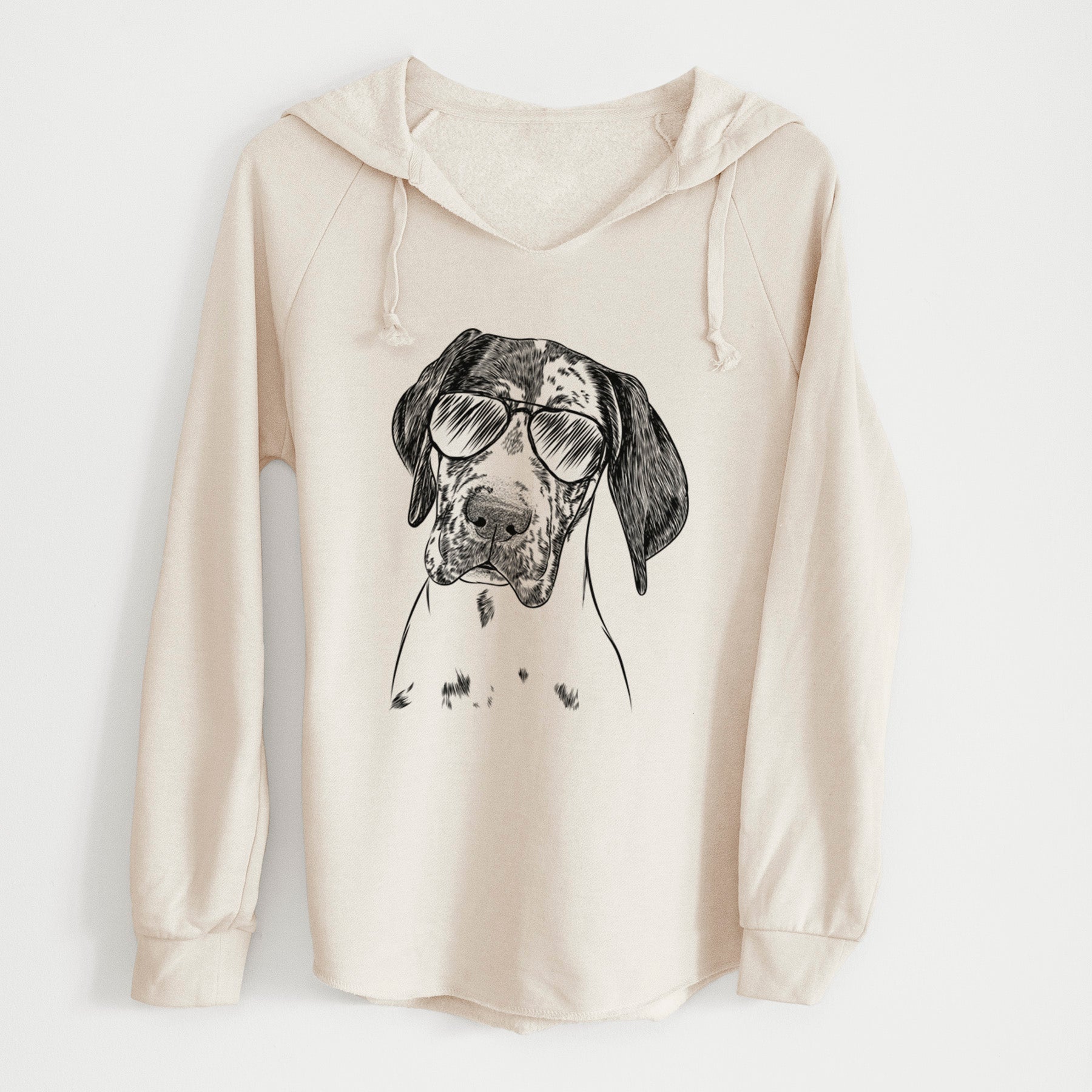 Aviator Nyx the Great Dane - Cali Wave Hooded Sweatshirt